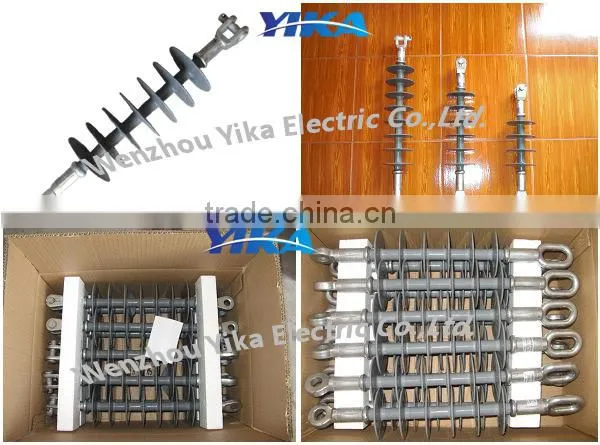 Wenzhou Yika IEC 28kv Polymer Suspension Insulator HV