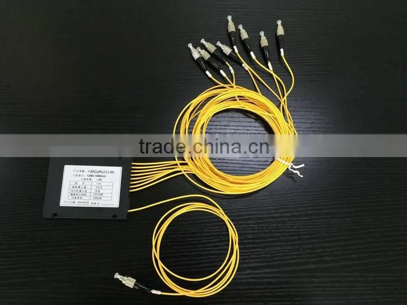1x8 FC/PC fiber optical PLC splitter