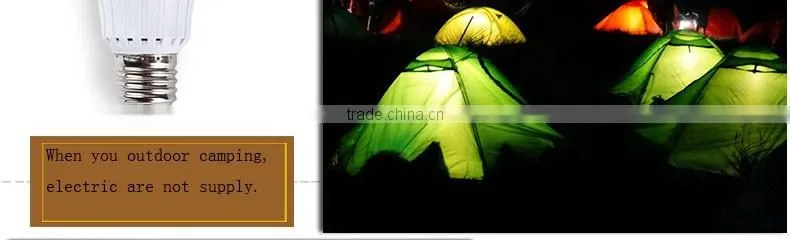 Rechargeable lamp 4W battery emergency led bulb lighting CE ROHS approved