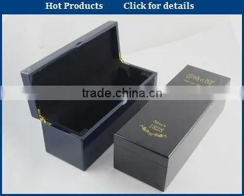2015 luxury wholesale glossy wine box finished