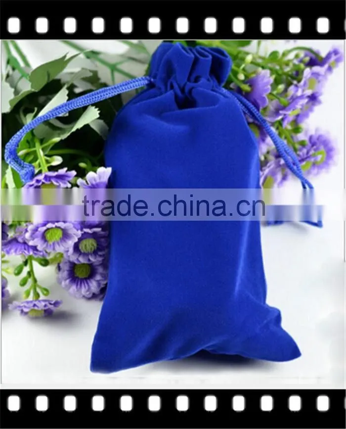 zipper black velvet bags