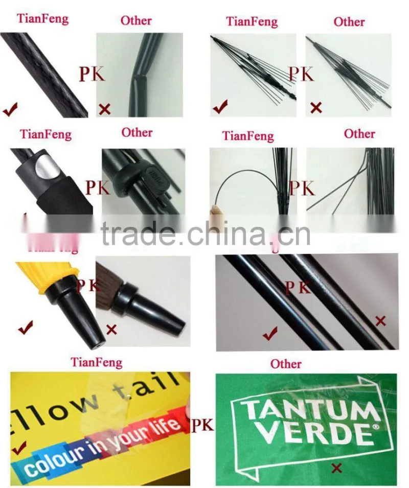 China umbrella factory custom made good promotional straight umbrella