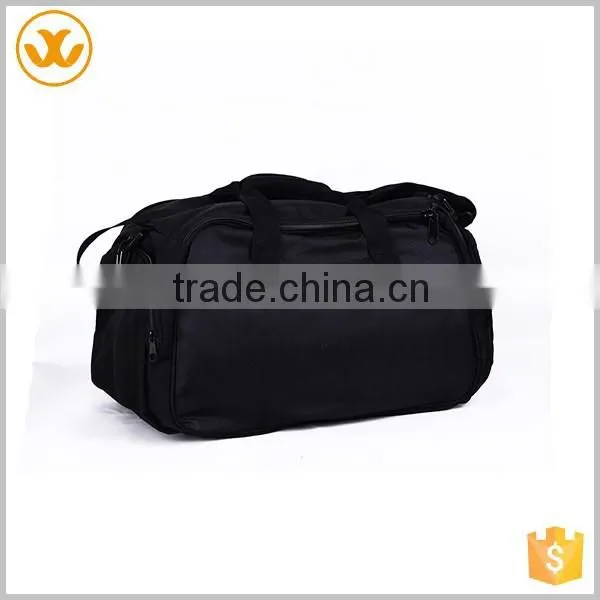 Manufacturer wholesale foldable designer black tote travel bag cheap