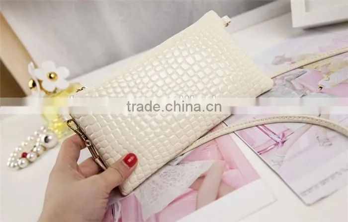 Low cost leather sling shoulder bag ladies purses handbags
