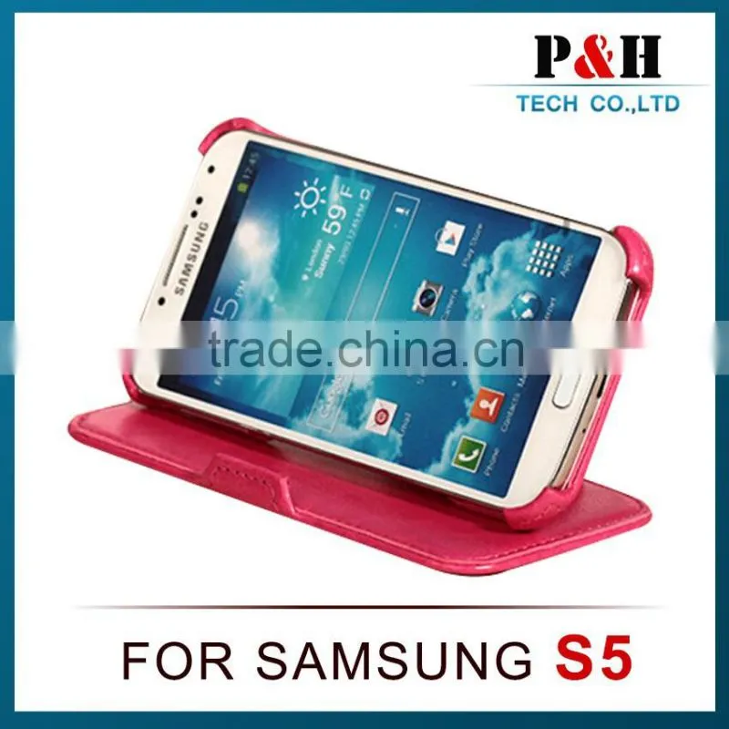 beautiful unique design leather phone case s6 leather flip case wallet stand case with pu leather and card slots