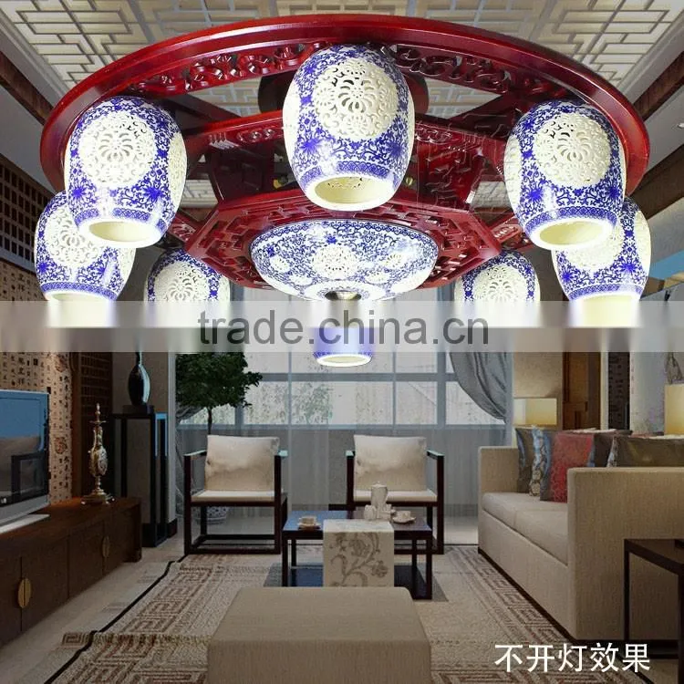 CE ETL UL tray ceiling lighting & special promotion lighting & hospital lobby ceramic bamboo ceiling light