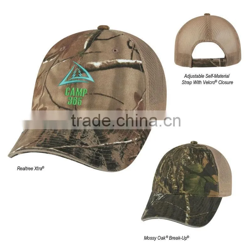 Hunter's Hideaway Mesh Back Camouflage Cap