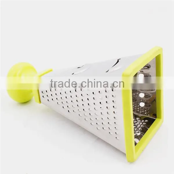 Manual stainless steel cheese shredder grater
