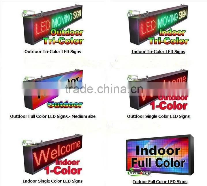 p10 red blue yellow white 3 color led module display /// three color p10 module led