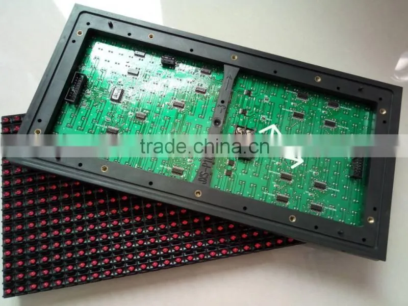 p10 outdoor single color led display module//p10 led module/outdoor red white blue green yellow color led display P10 module