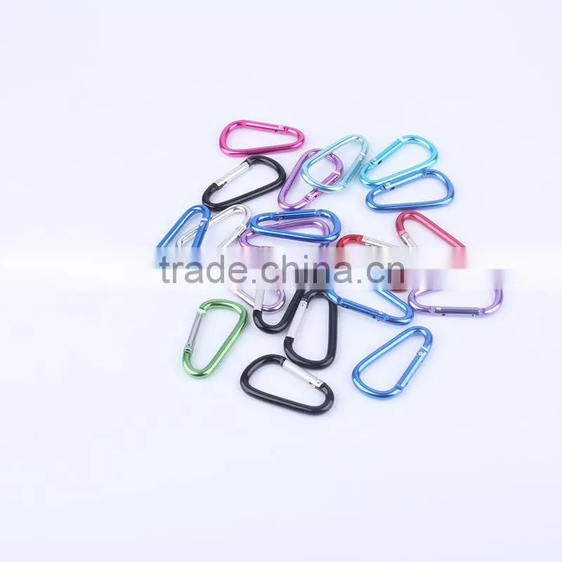 Flat carabiner with alumunium material for decoration,oem are welcome
