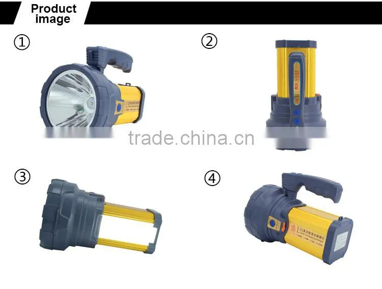 High lumen good performance rechargeable searchlight led for marine usage