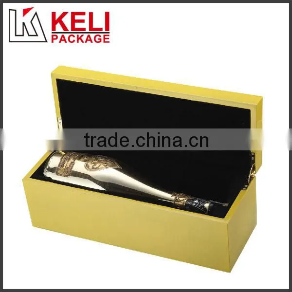 Luxury MDF wooden wine gift box
