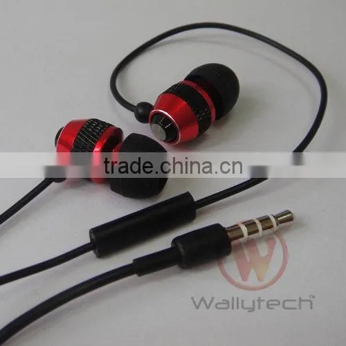 Wallytech Stereo in-ear For iPhone Metal Earphone