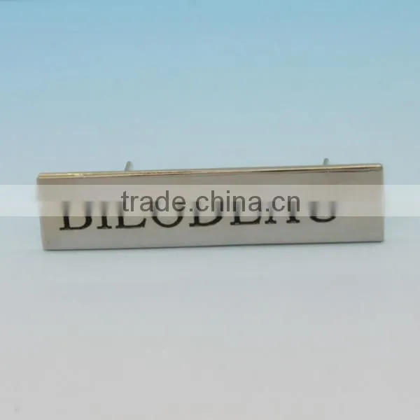 china factory nickel letters metal plates brand logos/name on logos