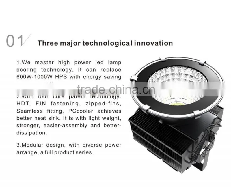 HOT sale high quality 500W high power heat sink die cast aluminum led flood light parts housing