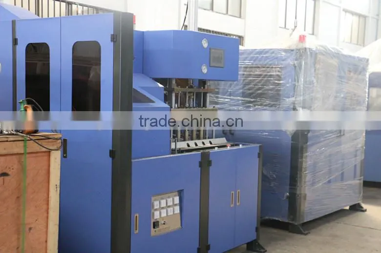 semi-auto 4 cavities PET bottle blowing machine YC-2L-4