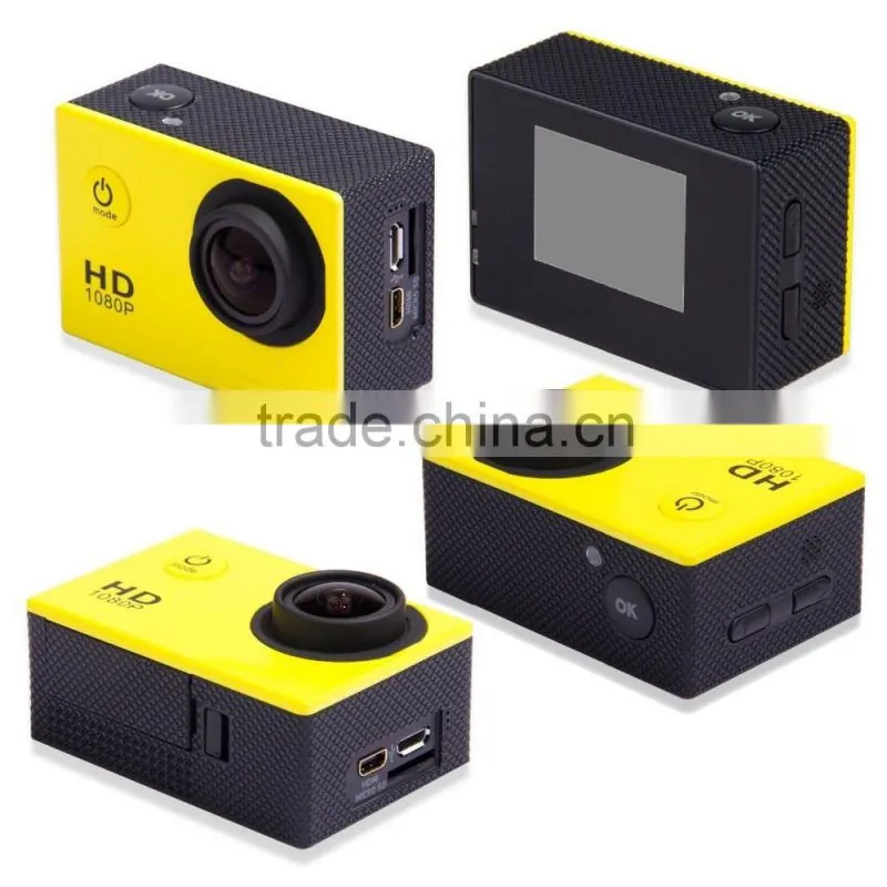Go pro Style Full HD DVR Action Camera 1080P Waterproof 30M Mini DV