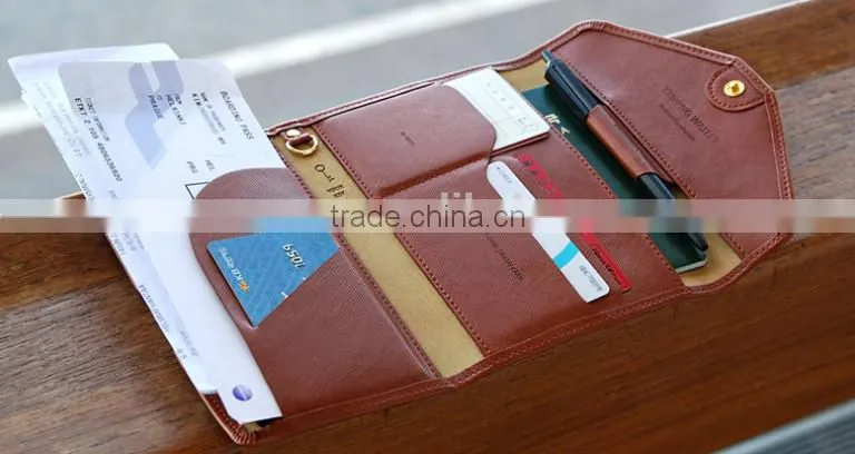 New Passport Holder Bag Multi-functional Credit Card Holder Bag Passport Cover Wallet