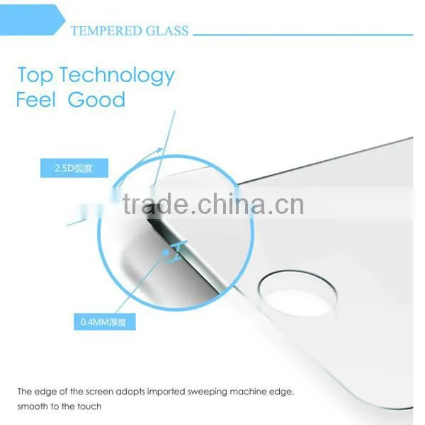 0.26mm 2.5D Tempered Glass ScreenProtector For iphone samsung