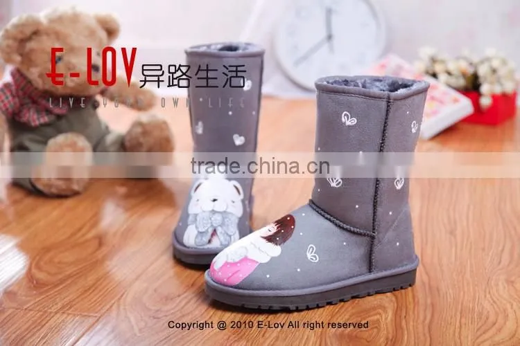 NO.U002G Latest design women winter shoes/Women shoes winter/Ladies winter shoes