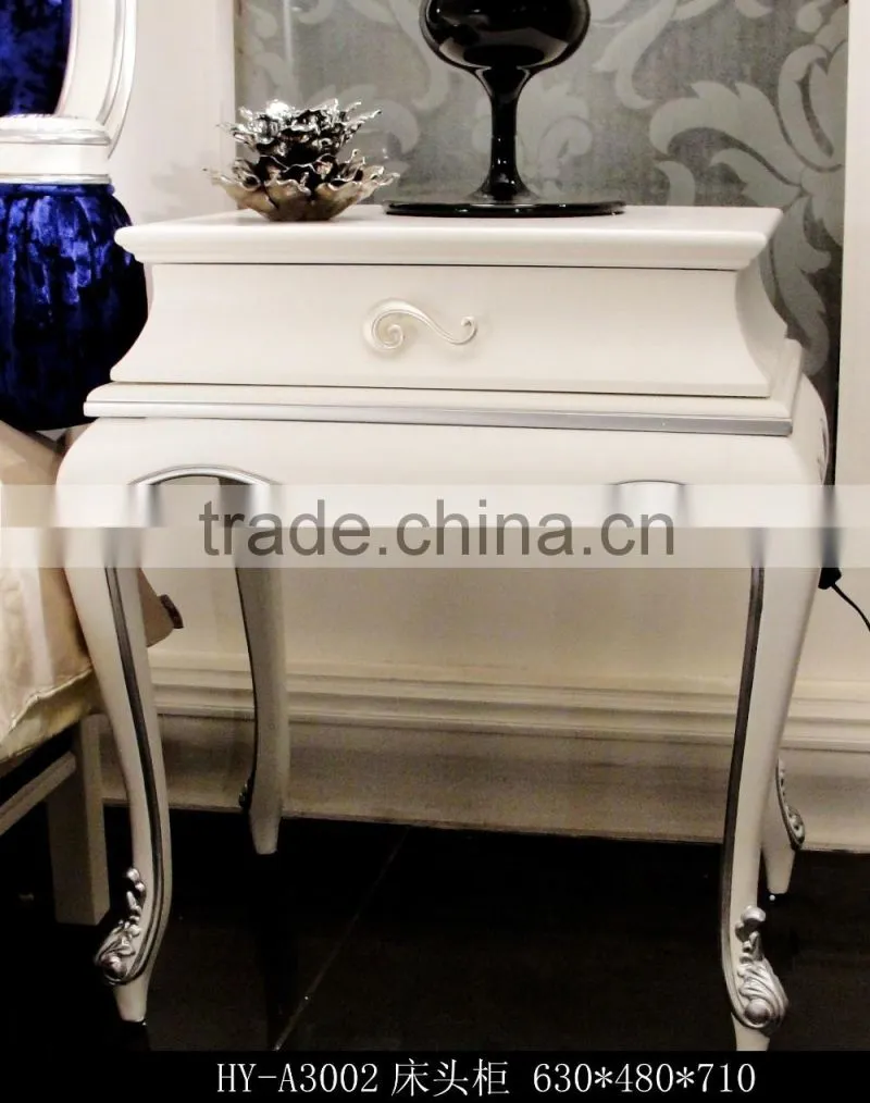 European style solid wood Antique bedroom furniture Bed Bedside table Wardrobe Dressing table Bench Royal Chair Commode