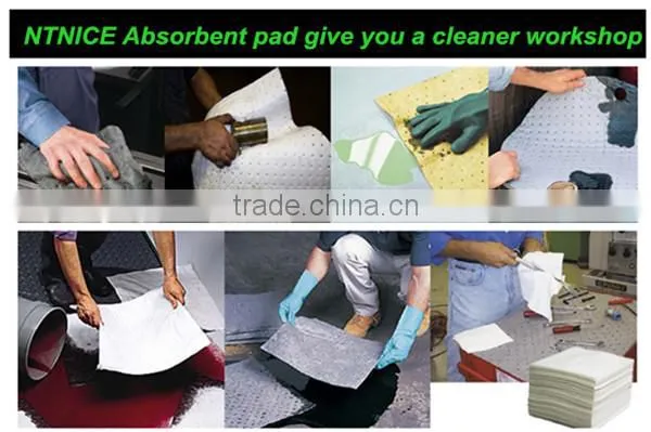 oil spill containment pads made of polypropylene fiber