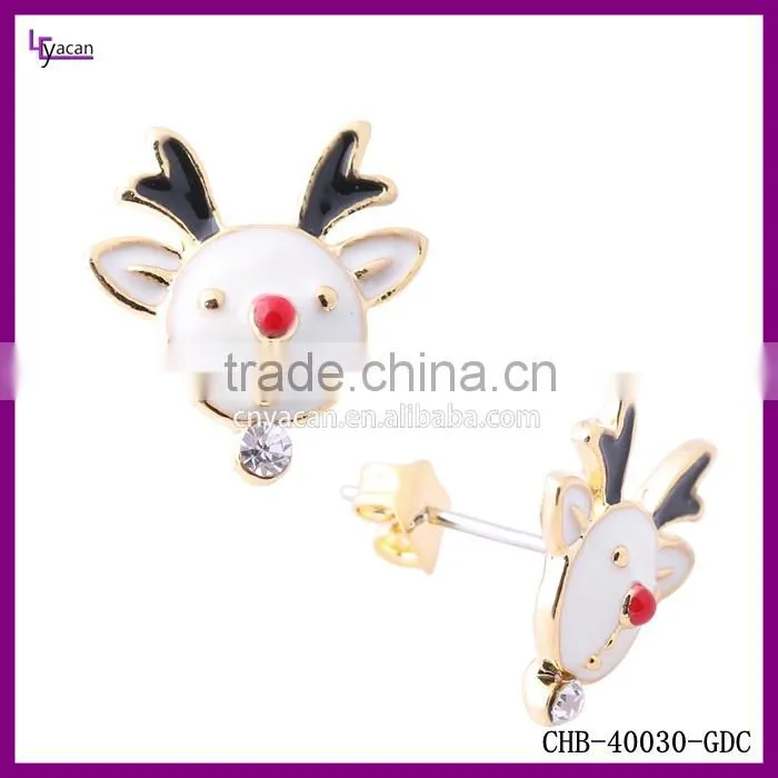 Christmas Promotional Gift 2016 14K Gold Elk Tragus Piercing Jewelry