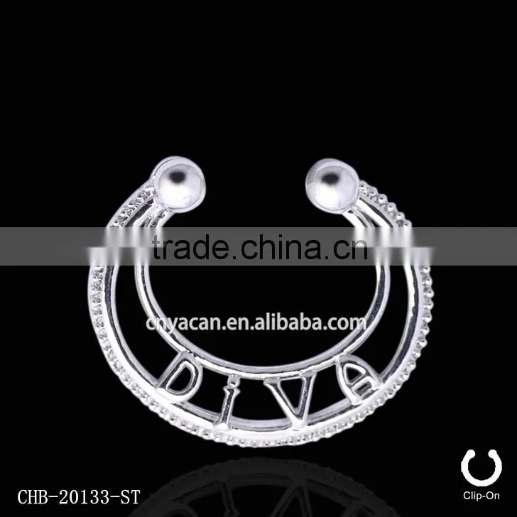 Fashion High Quality Brass Fake Indian Septum Piercing