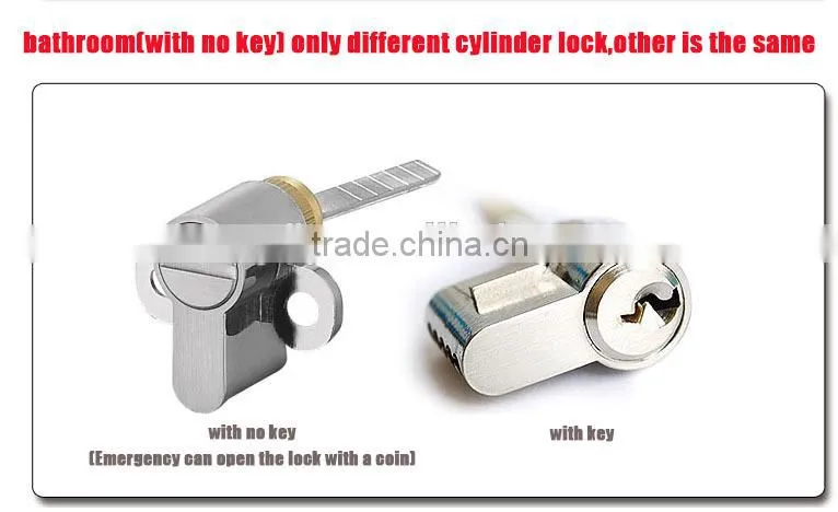 TRI-CIRCLE zinc alloy handle door lock,Indoor handle door lock,high security handle door locks