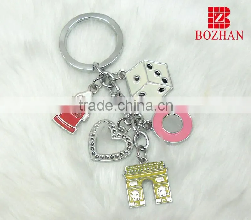 Manufacturer Outlet ARC DE TRIOMPHE Metal Souvenir Key chain