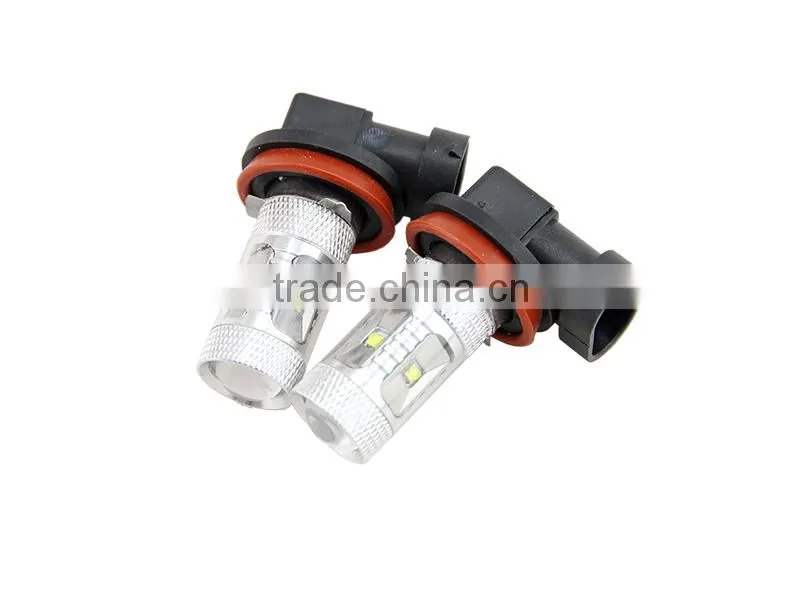NEW 2016 led car Xenon White H8 High Power Aluminum Alloy W16W 30W LED Bulbs 6500K 12V 720 LM Fog Driving DRL