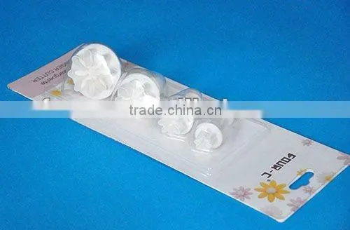 Daisy fondant cake decorating plunger cutters,cake design cutter set,plastic stamp
