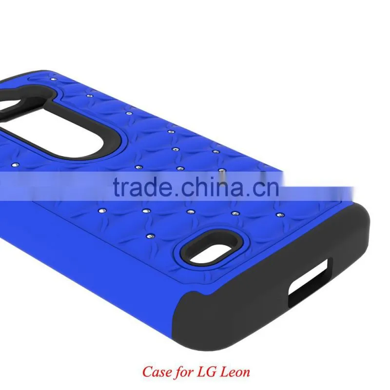 alibaba express 2 in 1 bling case for LG C40