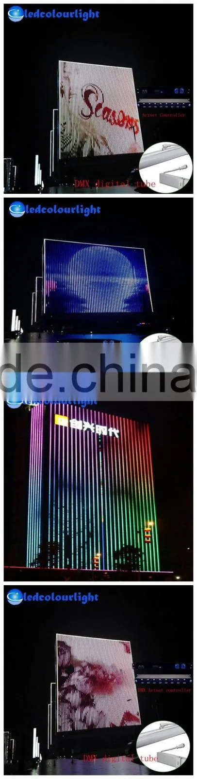 DC12V DMX addressable milk cover DMX digital tube light indoor