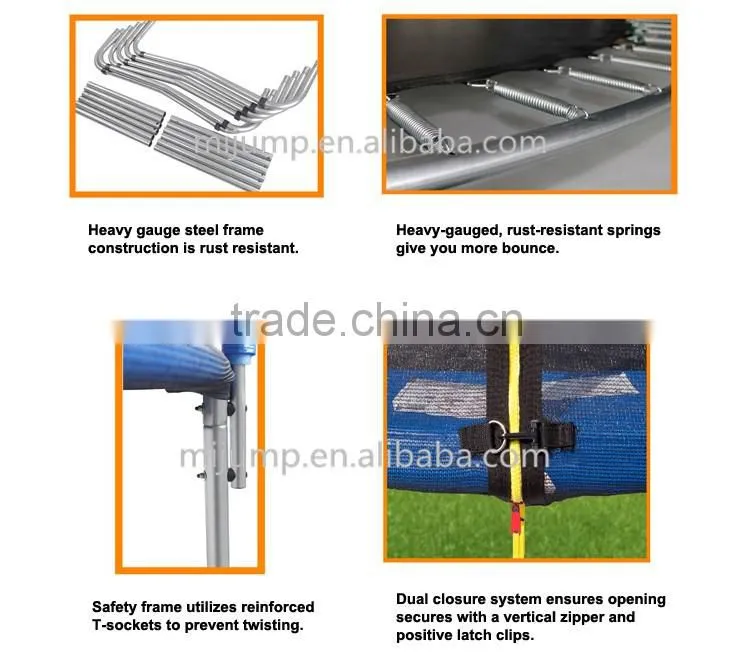 244cm Outdoor Trampoline for Kids Jumping Games
