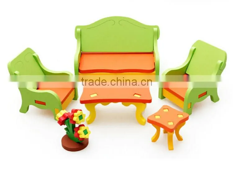 2016 hot design colorful wooden drawing room jigsaw puzzle for kids