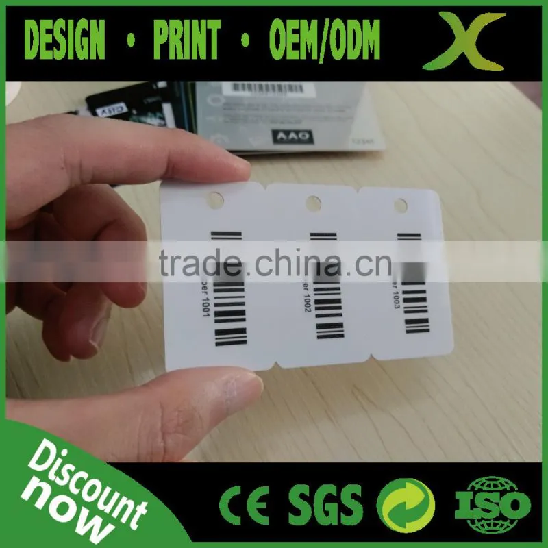 Free Design~~~High Quality Combo Card/plastic snap off combo card/ PVC key chain card