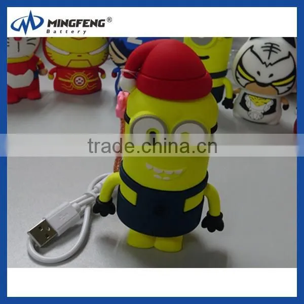 gift power bank, Despicable Me cartoon power bank 5200mah