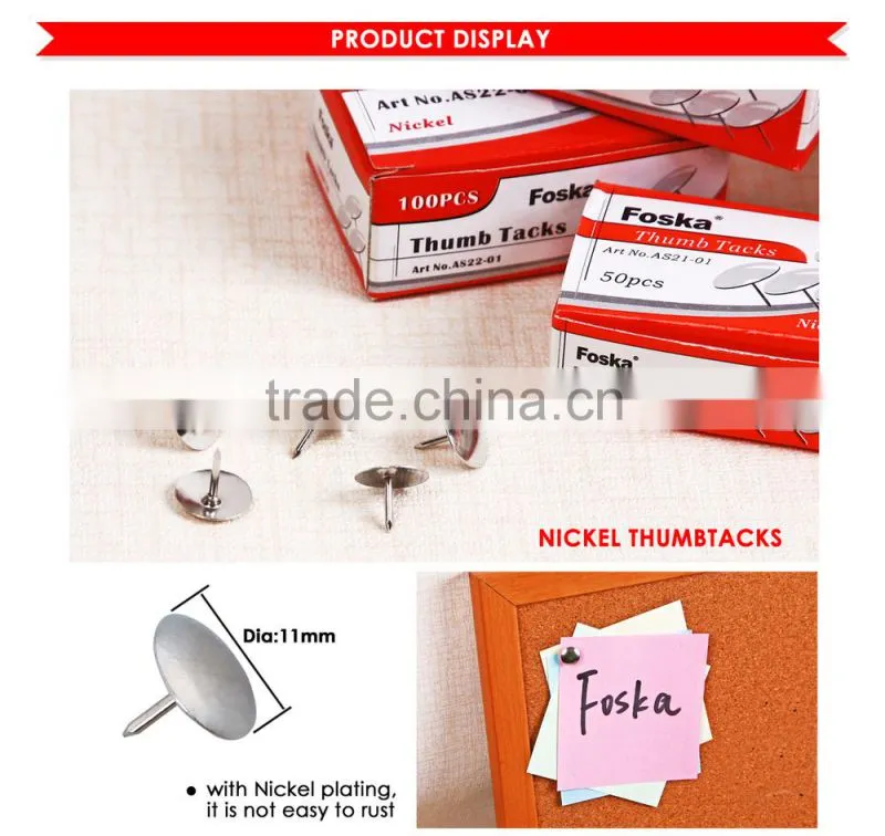 Hot Sale Nickel Thumbtacks