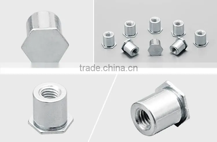 Zinc Plated Self Clinching Fasteners Studs for sheet metal