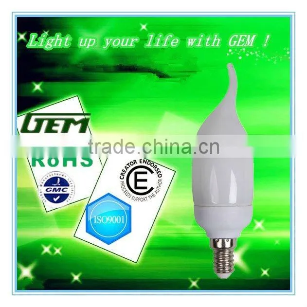 Linan OEM E14 9w flame decoration light