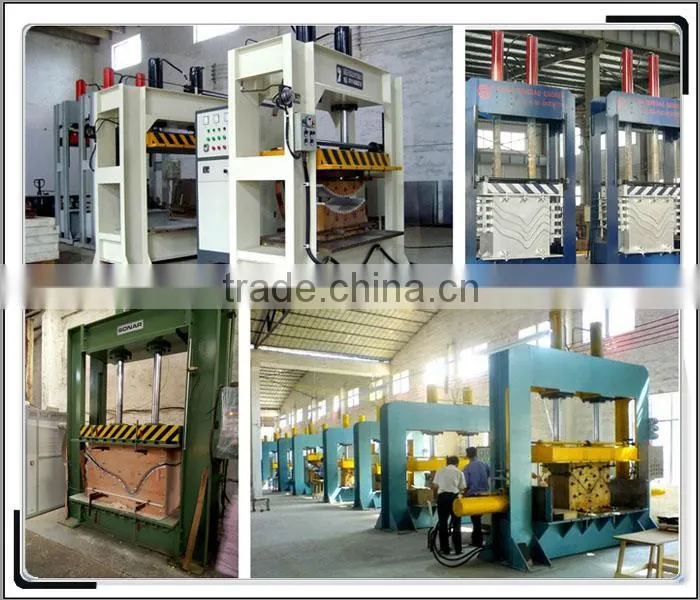 china famous brand short cycle high quality plywood hot press machine
