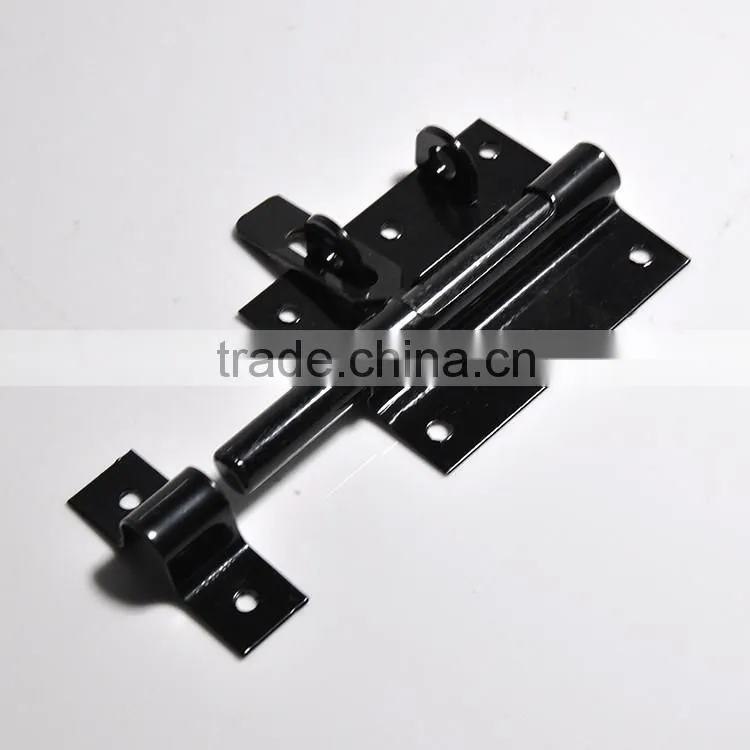 black finished wooden frame window latch for a safe environment