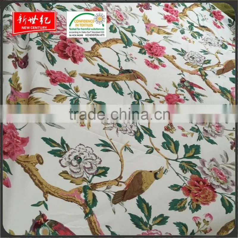 fashionable pattern printed 100% plain rayon viscose fabric with attractive price