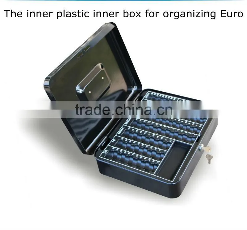 portable safe box with key lock the cash box