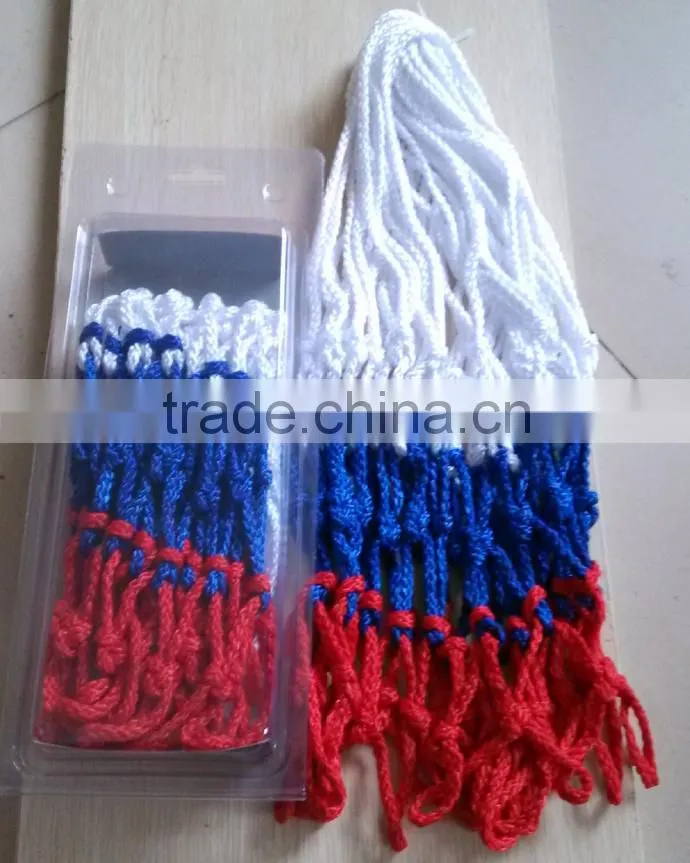 High Quality White and Red Blue Basketball Nets