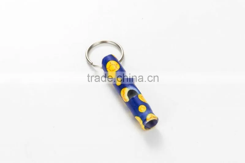 aluminium funny whistle sports keychain