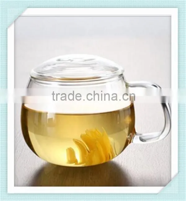 Handmade double wall glass tea cup heat-resistant double wall glass for tea