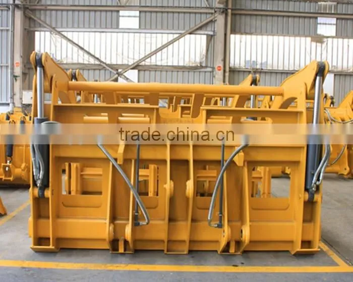 SDLG LG978 Wheel Loader Optional Equipment Big Quick-Change Log Grapple From OEM Factory